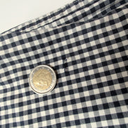 Chemise Timberland bleue et blanche à carreaux taille XL #41e
