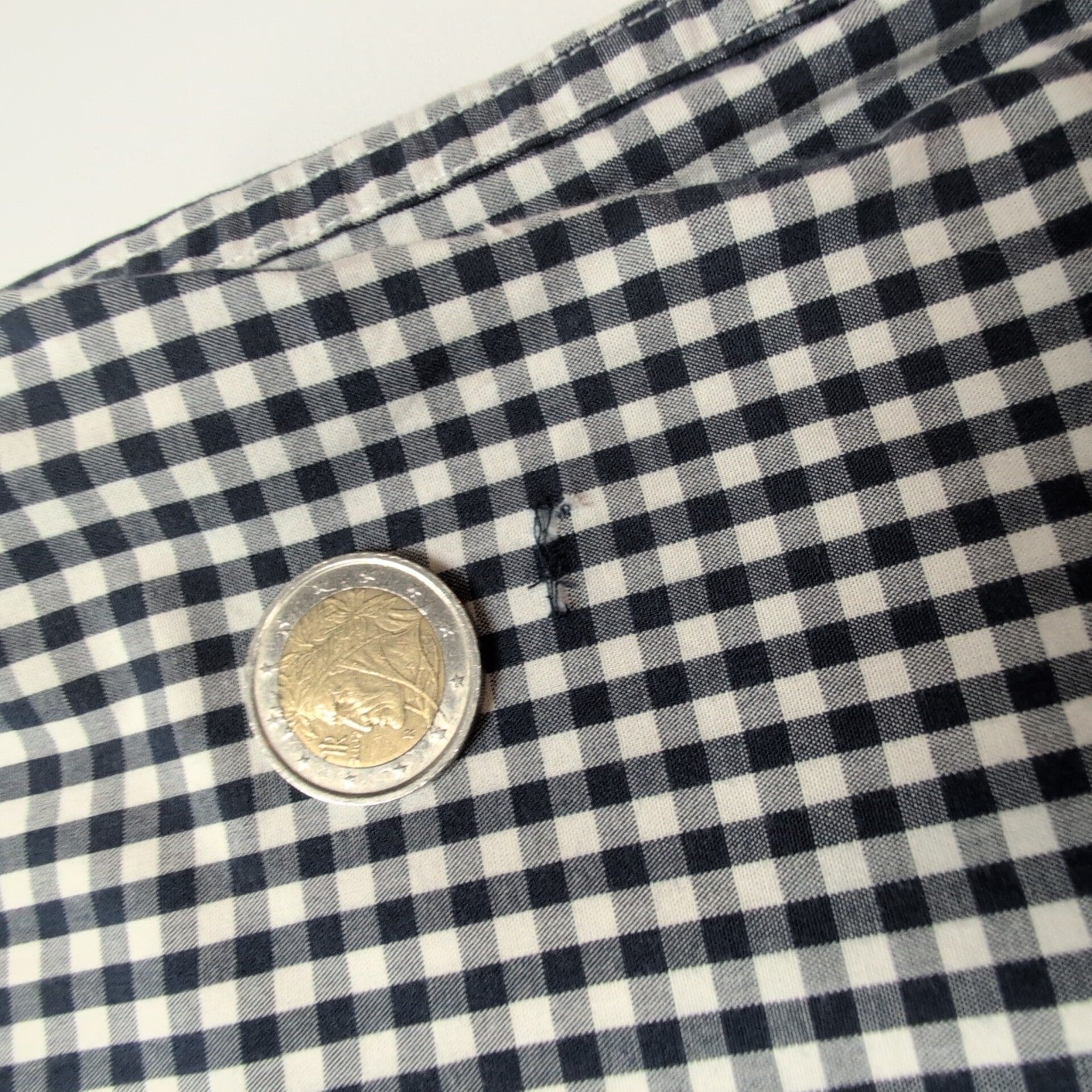 Chemise Timberland bleue et blanche à carreaux taille XL #41e