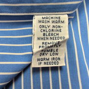 Chemise Polo Ralph Lauren Regent L Bleue Rayures Sans Logo Manches Longues