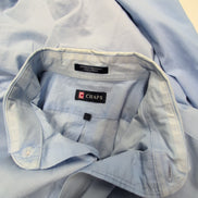 Chemise CHAPS bleue unie taille XL/XXL #173e