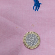 Chemise Ralph Lauren Homme S Manche Courte Rose Classic Fit Logo Bleu Petite Tai