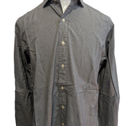 Chemise Polo Ralph Lauren  Estate Shirt XL Carreaux Gris Col Classique Sans Logo