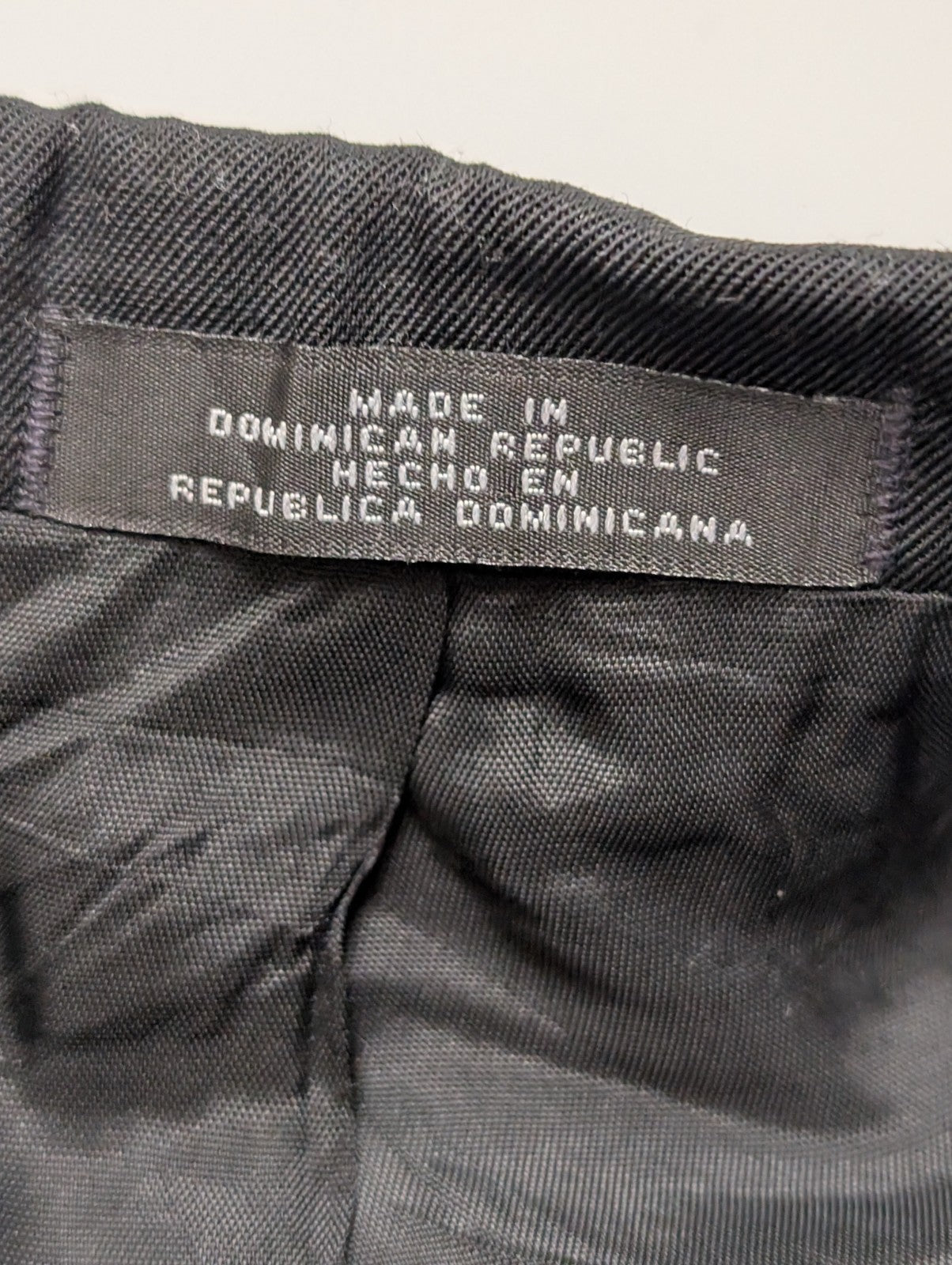 Veste Blazer homme noir mélange laine taille L épaulettes