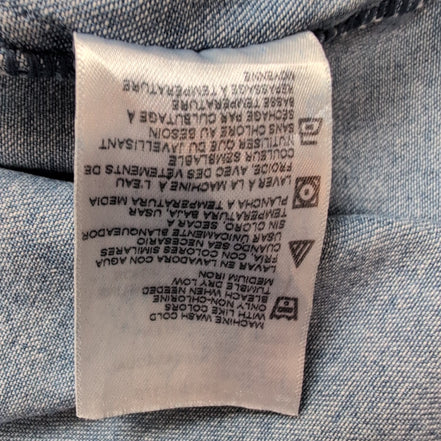 Chemise Dickies jean bleu manches courtes 3XL coton logo workwear