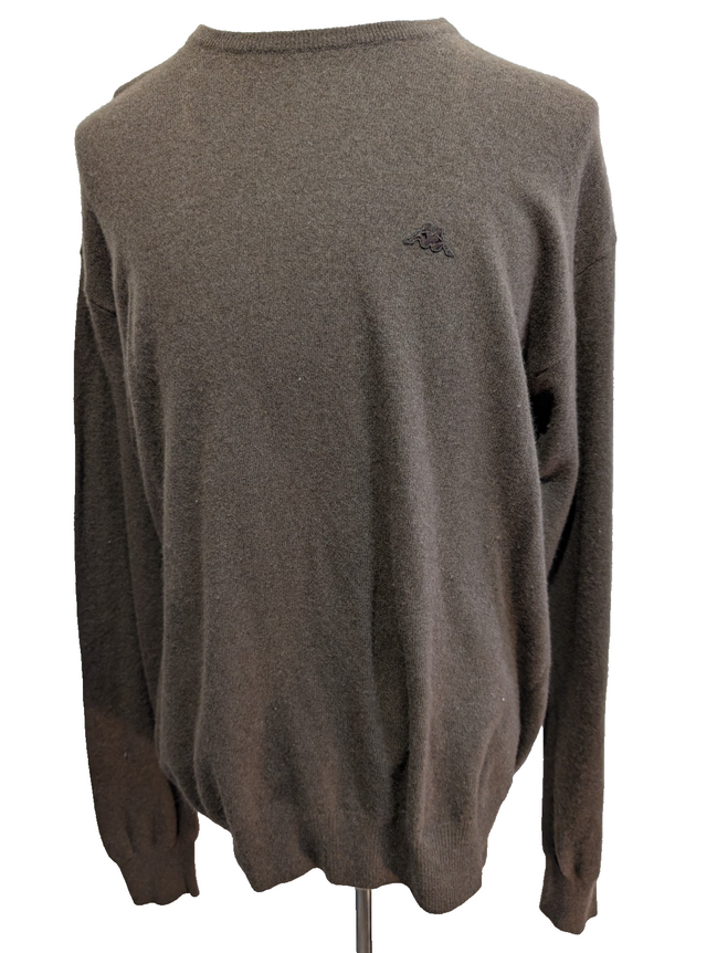 Pull Robe di Kappa XL marron 80% laine col rond logo brodé Kappa