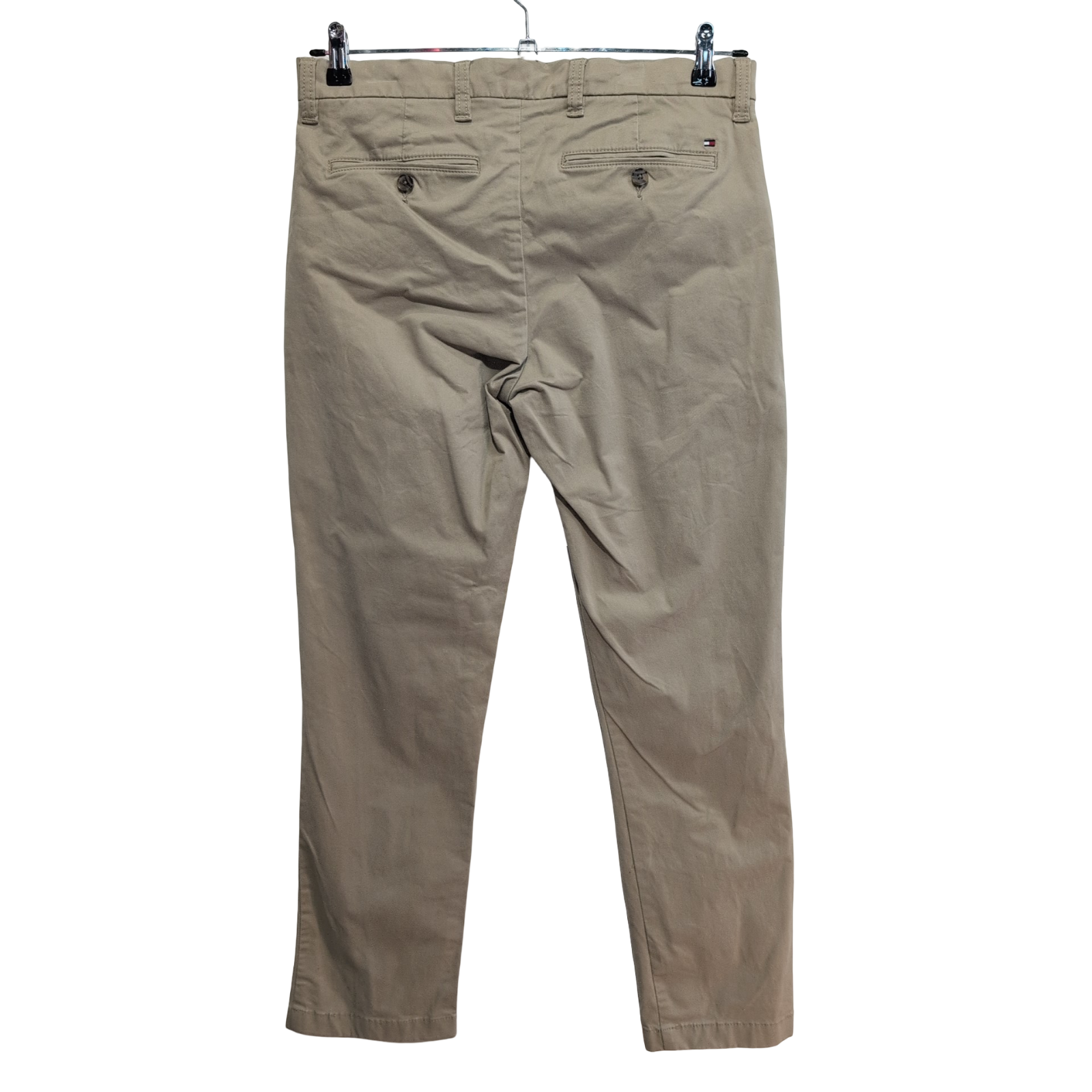 Pantalon chino Tommy Hilfiger stretch beige taille W30xL30 FR40 #54ct