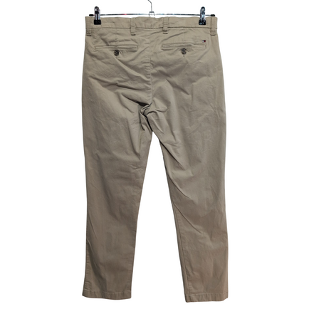 Pantalon chino Tommy Hilfiger stretch beige taille W30xL30 FR40 #54ct