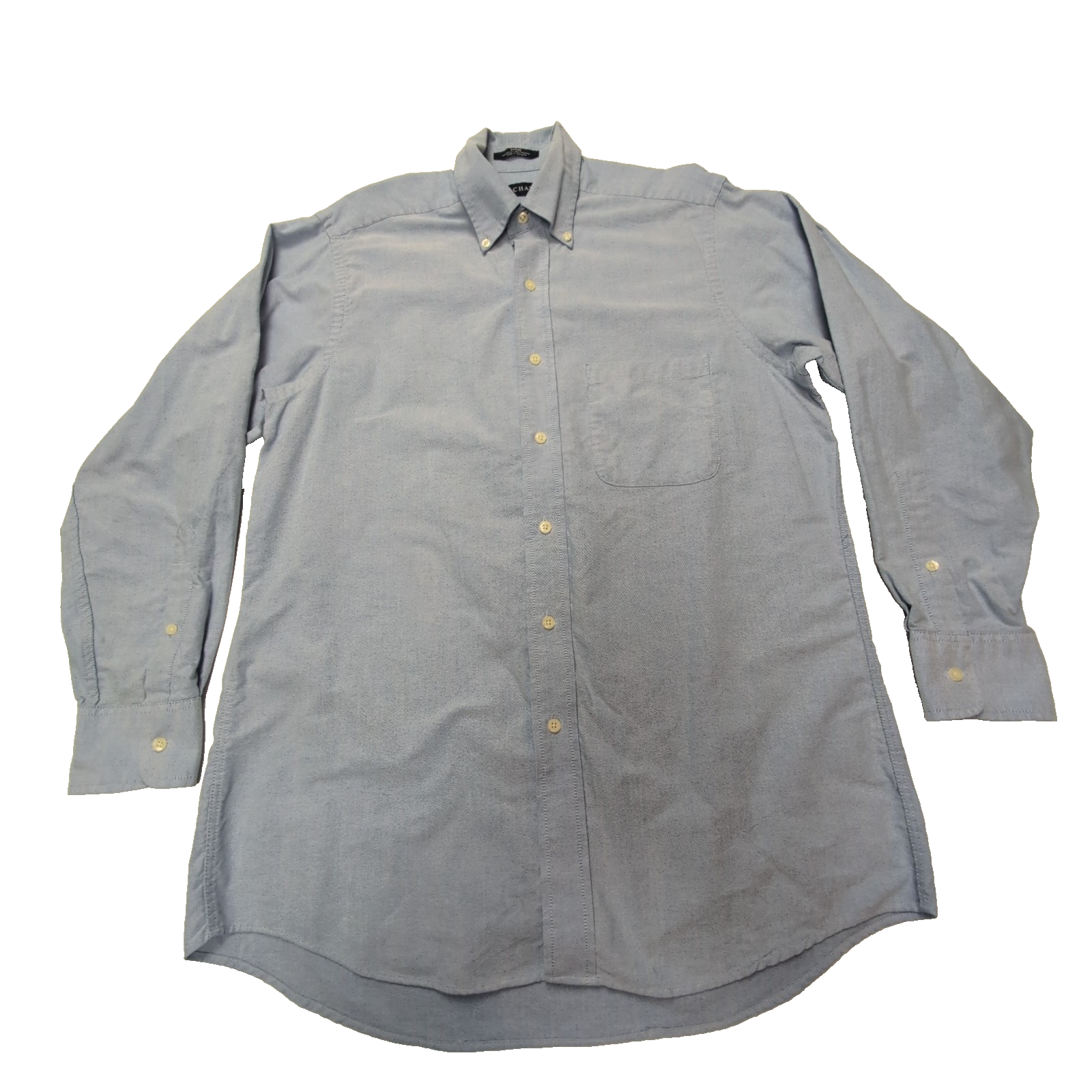 Chemise CHAPS bleu uni taille M #74e