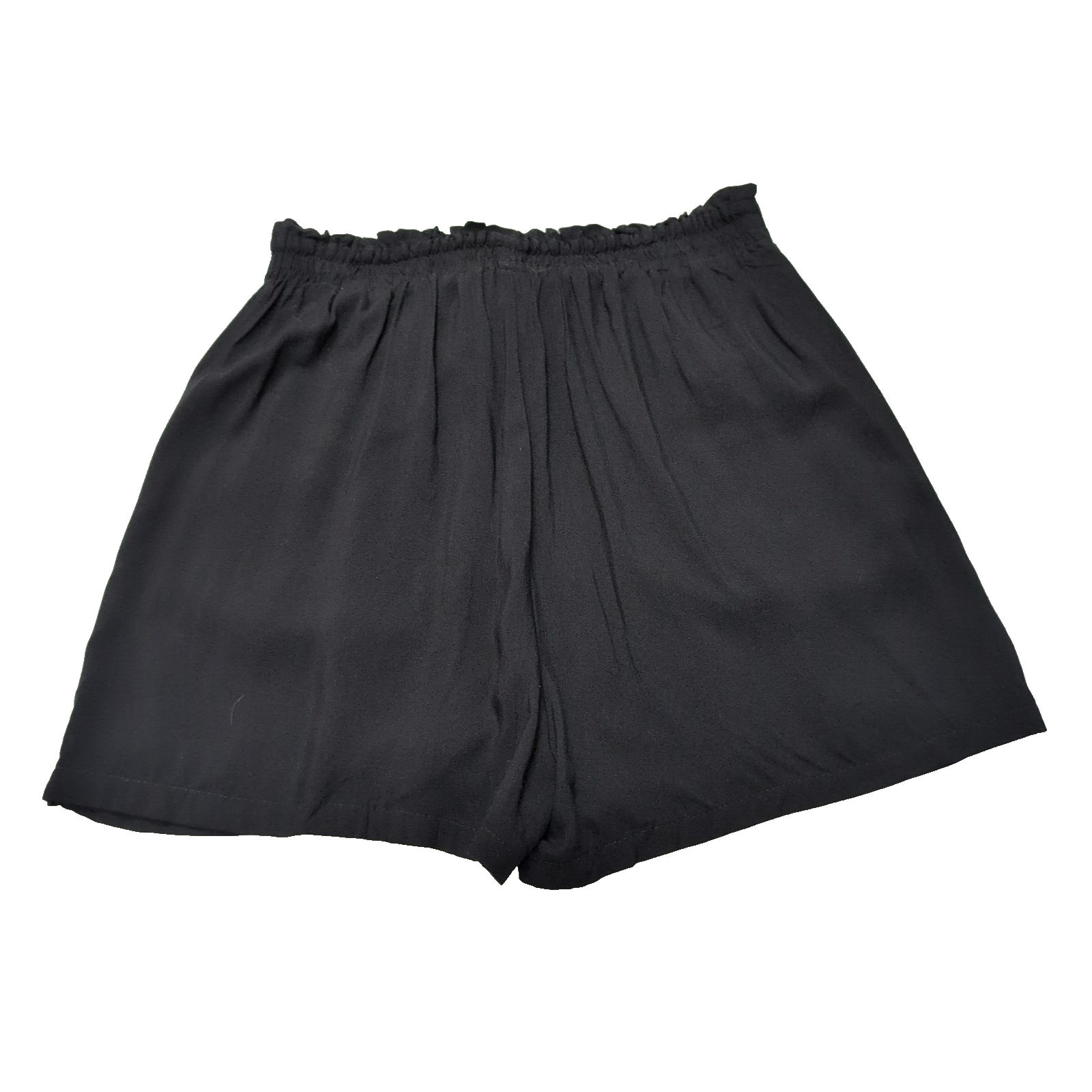 Short Femme S Fresh Made Noir 100% Viscose Fluide Neuf avec Étiquette