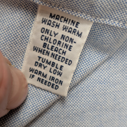 Chemise Ralph Lauren Classic Fit Taille XL Bleu Clair Manches Longues Poche XL