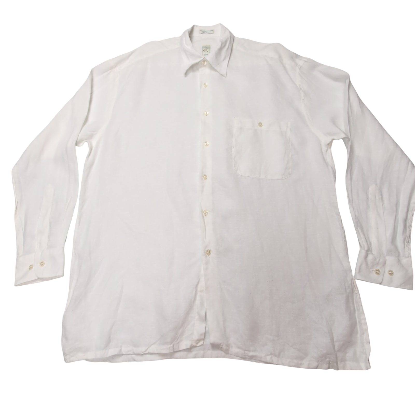 Chemise lin Burma Bibas blanche taille L