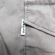 Chemise Levi's marron gris uni manches courtes western cowboy taille L 2 poches
