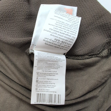 Haut Femme Taille S Camaïeu Basic Kaki Col V Sans Manches Neuf Étiquette