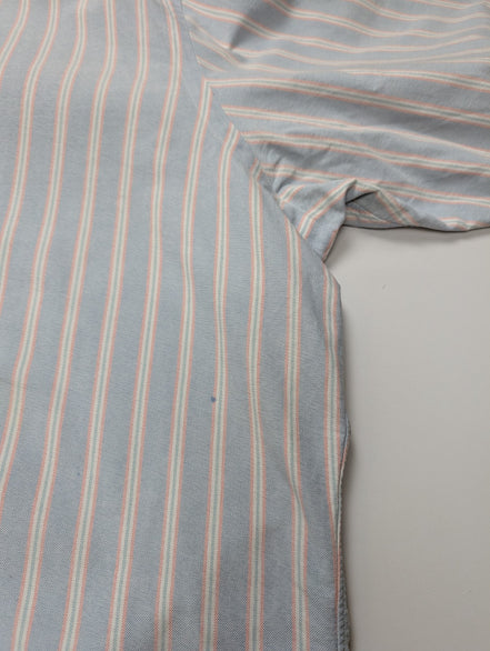 Chemise Polo Ralph Lauren Shirt Yarmouth XL XXL Oxford Rayée Rose Bleu