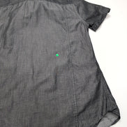 Chemise Express S/M Gris Anthracite Manches Courtes 2 Poches 100% Coton