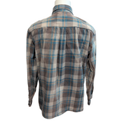 Chemise Carhartt L Coton Épais Workwear Logo Cuir Poche Stylo manches longues