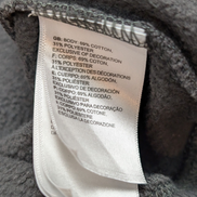 The North Face Sweat à Capuche Gris Anthracite Logos Rose Pâle - Taille M Homme