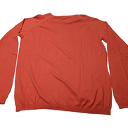Pull Fin 100% Coton IN EXTENSO Orange - Col V - Taille XL - État Neuf