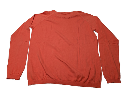 Pull Fin 100% Coton IN EXTENSO Orange - Col V - Taille XL - État Neuf