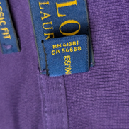 Polo manches courtes Polo Ralph Lauren XL violet logo multicolore Classic Fit