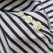 Chemise Ralph Lauren Custom Fit Taille XXL Bleu Marine Rayures Manches Longues
