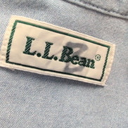 Chemise L.L. Bean bleue uni taille L #92e