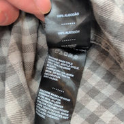 Chemise Harley Davidson Flanelle L Carreaux Gris Marron Manches Courtes