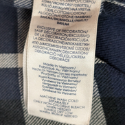 🌲 CHEMISE FLANELLE PERFORMANCE CHAPS M (G) CARREAUX BLEU MARINE NOIR LOGO BRODÉ