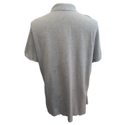 Polo Ralph Lauren Homme XL Gris Logo Bleu Marine Polo Manches Courtes