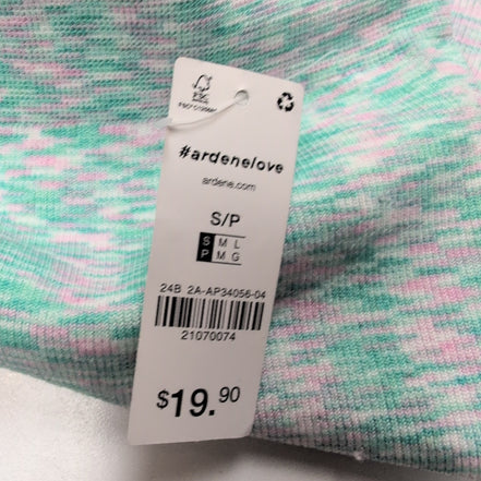 Mini Jupe Femme S Ardene Rose Verte Stretch Neuve avec Étiquette