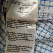 Chemise Columbia PFG bleu et blanche à carreaux taille L #286msch