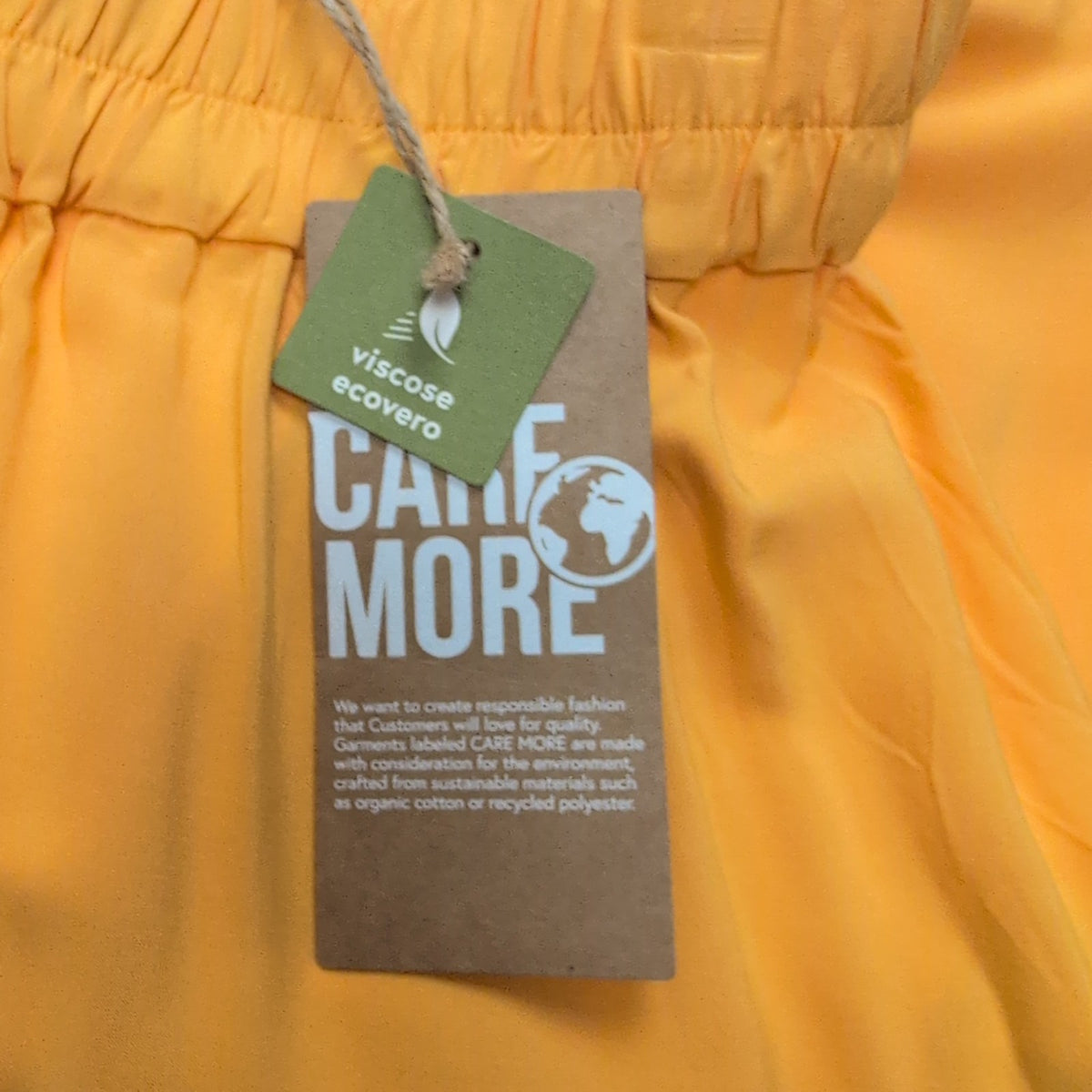 Jupe Femme T36 TATUUM Samoa Jaune Viscose Neuve avec Étiquette
