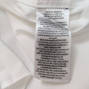Chemise Polo Ralph Lauren L/XL Custom Fit Easy Care Blanche Logo Bleu QR