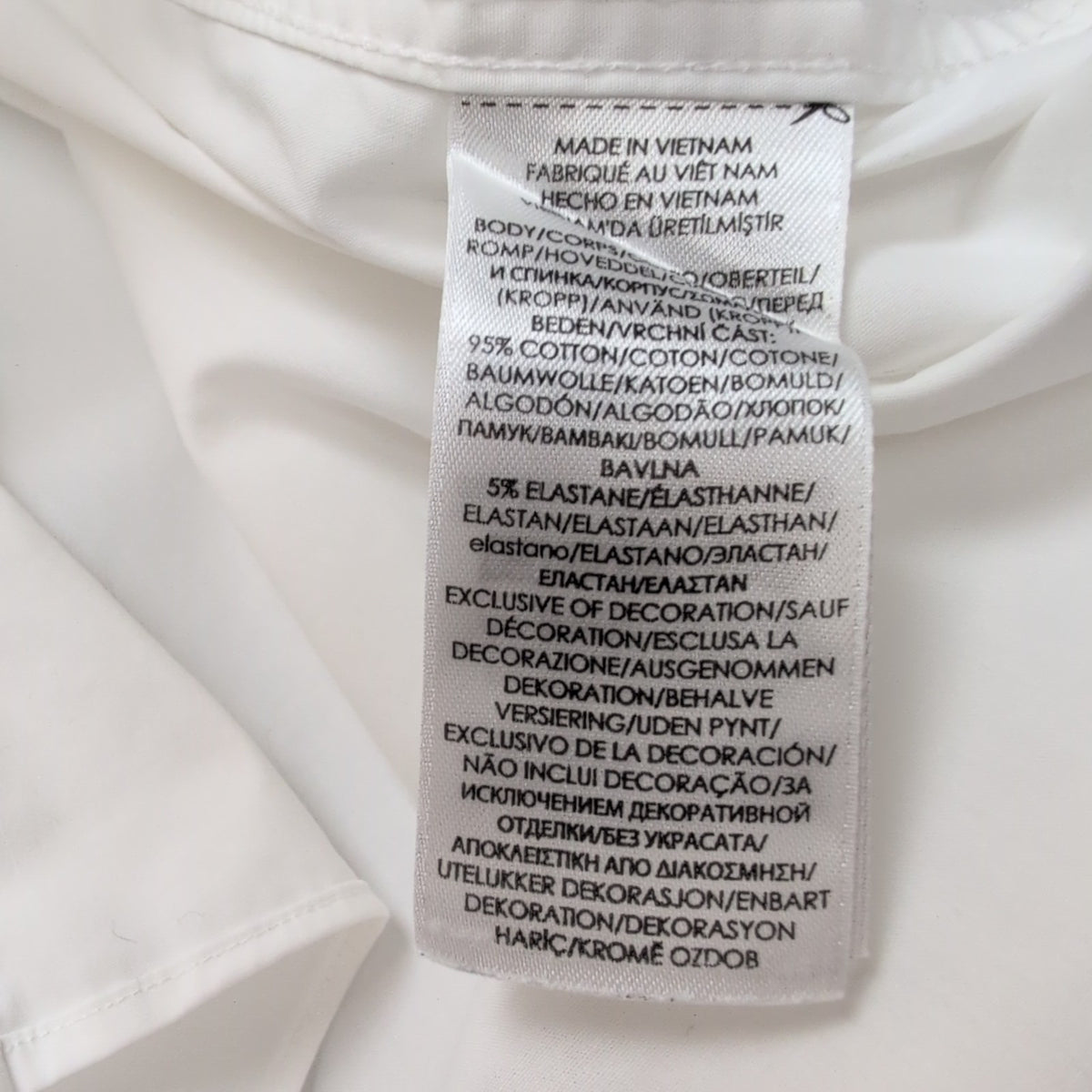 Chemise Polo Ralph Lauren L/XL Custom Fit Easy Care Blanche Logo Bleu QR