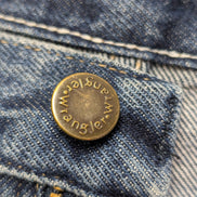 Jean Wrangler Homme Vintage Bleu W36 L30 Denim Épais Robuste Travail Pantalon