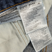 Jean Levi's 569 Loose Straight Homme W40 L32 Bleu Foncé Vintage Original Denim