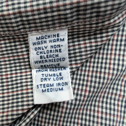 Chemise Ralph Lauren Blake XL/XXL Bleu Rouge Petits Carreaux Button Down Shirt