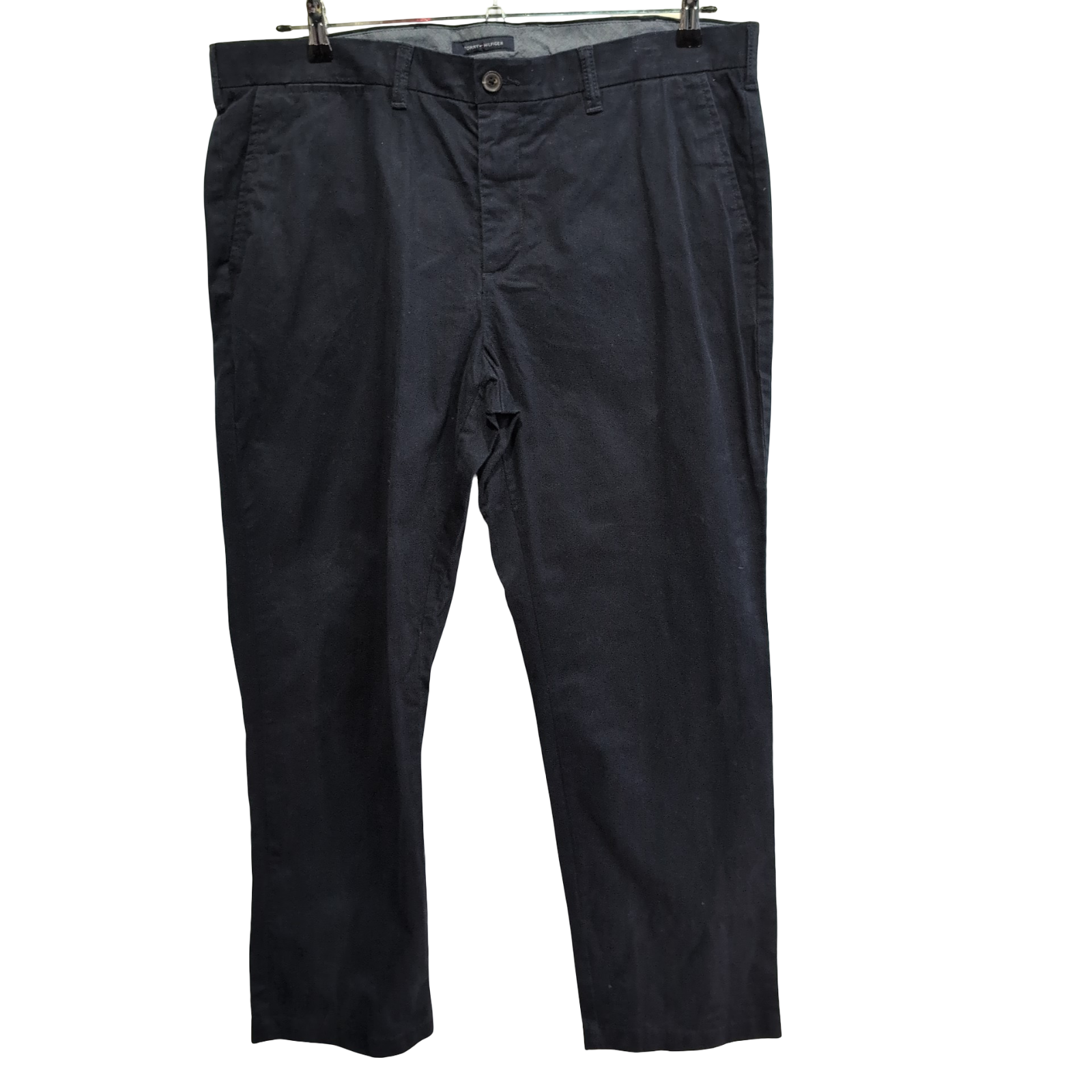 Pantalon chino Tommy Hilfiger stretch bleu marine taille W38xL30 FR48 #55ct
