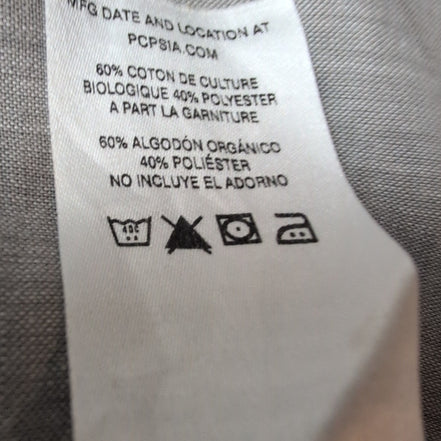 Chemise Patagonia grise manches courtes une poche taille L
