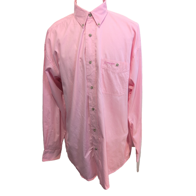 Chemise Wrangler Western "Tough Enough To Wear Pink" - Taille XL (Coupe Longue)