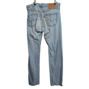 Levi’s 501 Jean Homme W33 L34 Bleu Clair Vintage Pantalon Bouton