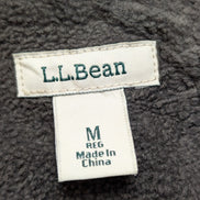 L.L.Bean Surchemise Veste Flanelle Carreaux Gris Violet Polaire Doublée M |252S