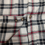 CHAPS Flanelle Rouge Noir L Logo Brodé TBE VINTAGE 100% Coton | 311S