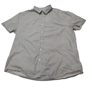 Chemise manches courtes Guess grise à motifs taille M Homme