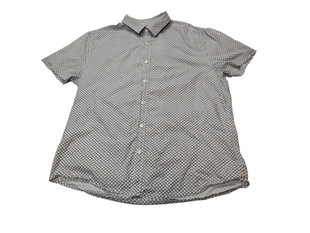 Chemise manches courtes Guess grise à motifs taille M Homme