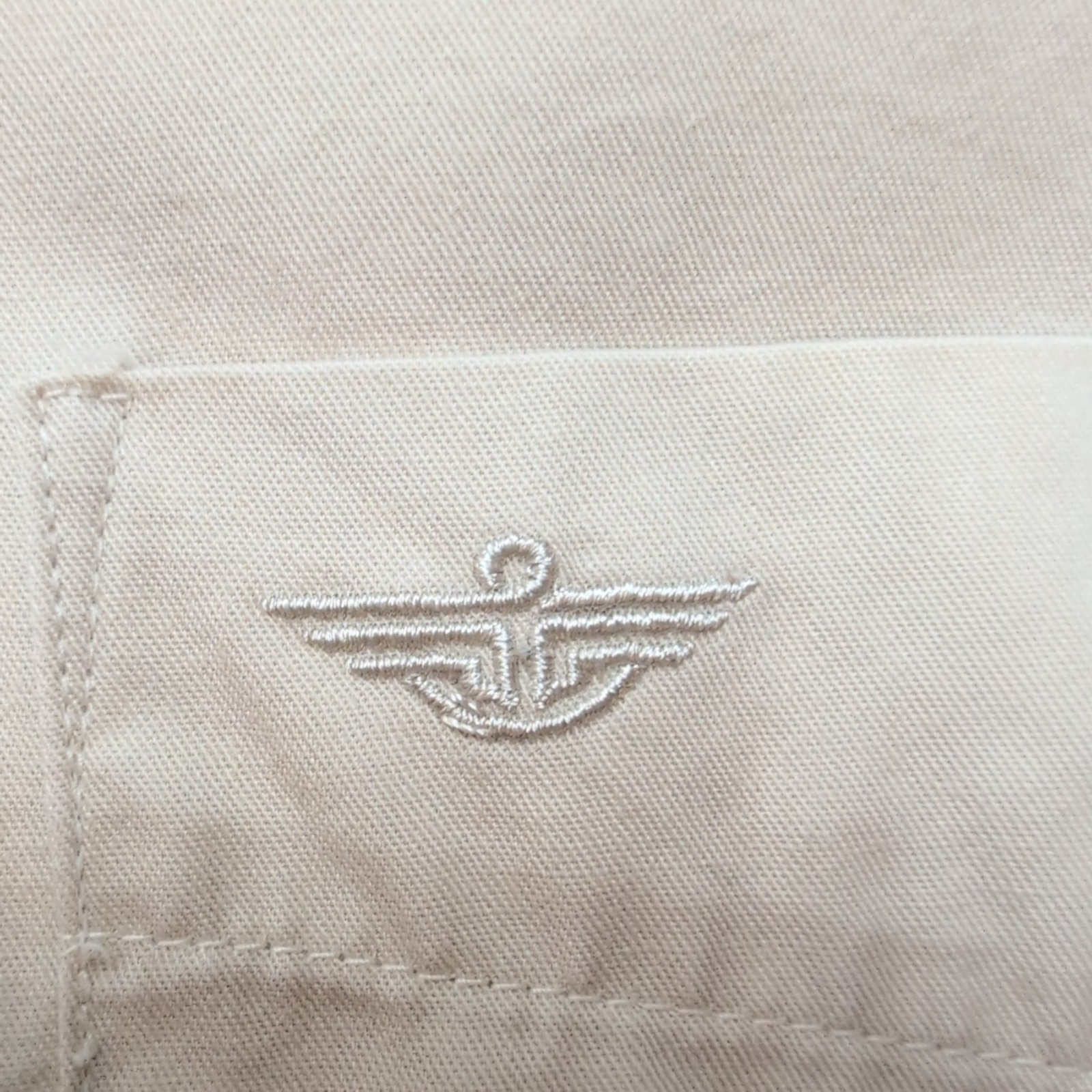 Chemise Dockers Vintage Beige avec Poche - 100% Coton - Taille L