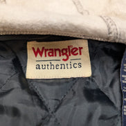 Wrangler Surchemise Flanelle Matelassée Capuche T.S Veste Carreau Gris |243S