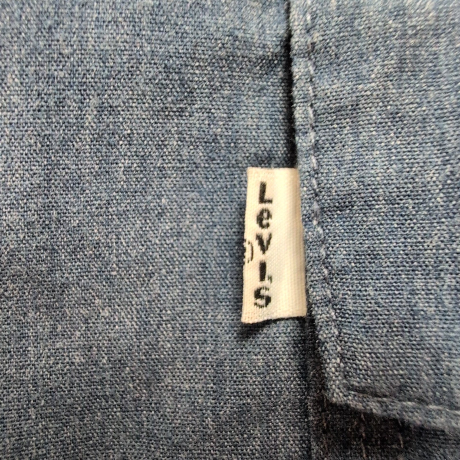 Chemise LEVI'S Homme L Bleu Foncé Style Workwear 2 Poches Boutonnées
