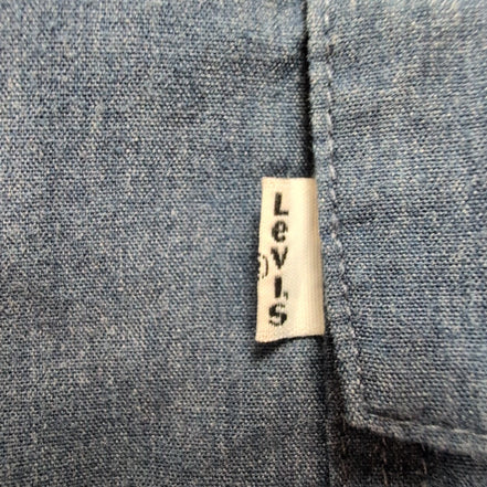 Chemise LEVI'S Homme L Bleu Foncé Style Workwear 2 Poches Boutonnées