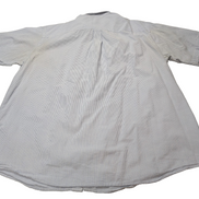 Chemise manches courtes L.L. Bean bleu à rayures gaufrée taille XXL #226msch